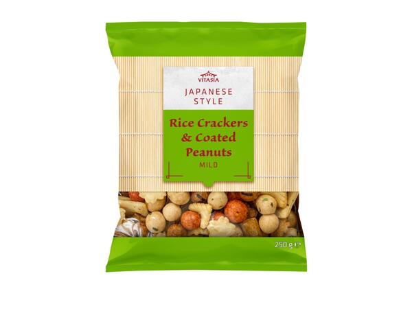 Vitasia Rice Crackers & Coated Peanuts