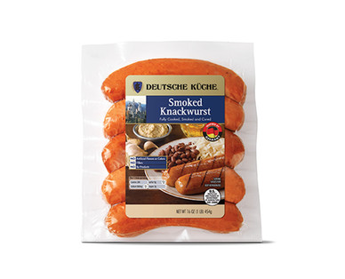 Deutsche Küche Smoked Bratwurst or Smoked Knackwurst