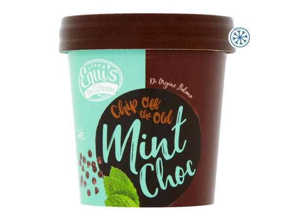 Equi's Mint Choc Chip Ice Cream