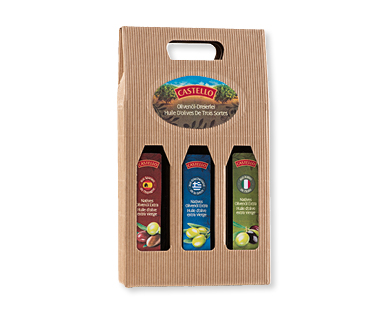Huile d'olive, trois sortes CASTELLO