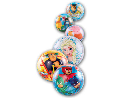 Palla per bambini WINNIE THE POOH/FIREMAN SAM/PAW PATROL™/PEPPA PIG™/FROZEN/PJMASKS