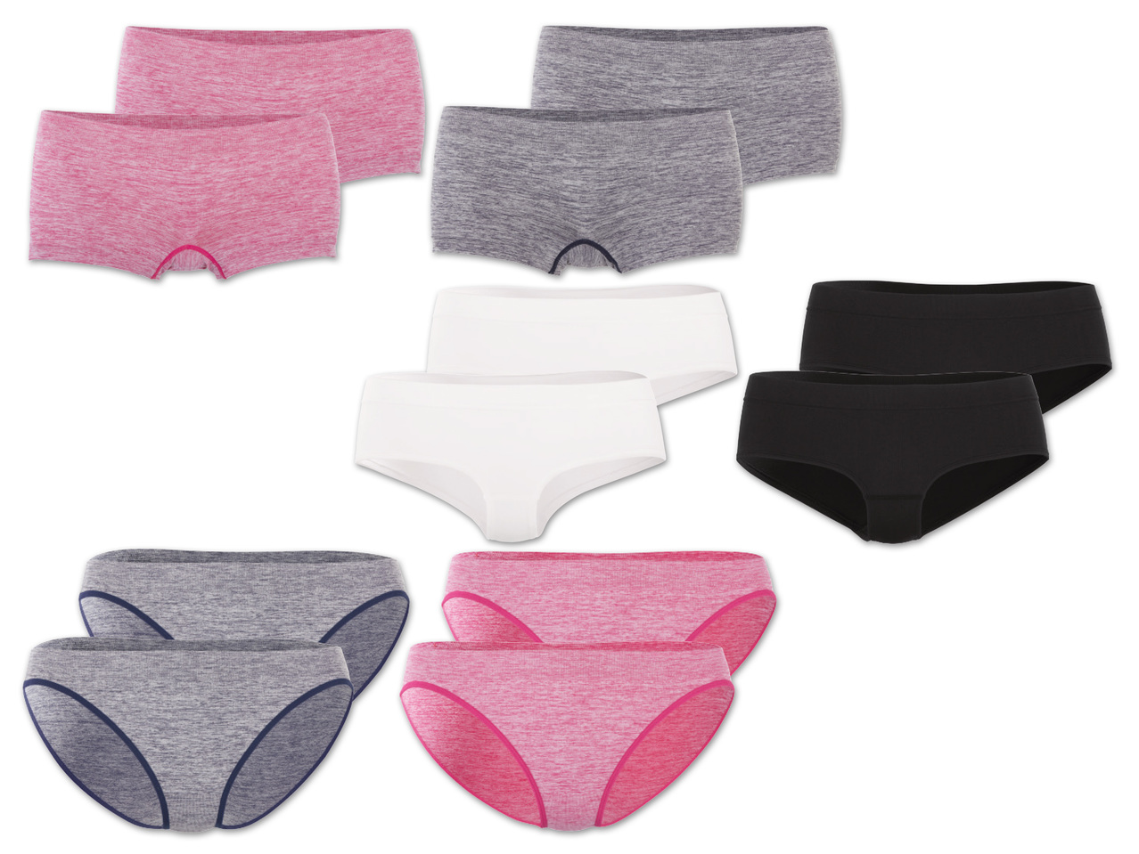 ESMARA(R)LINGERIE Damen Slips/Panties/Hipster, 2 Stück1