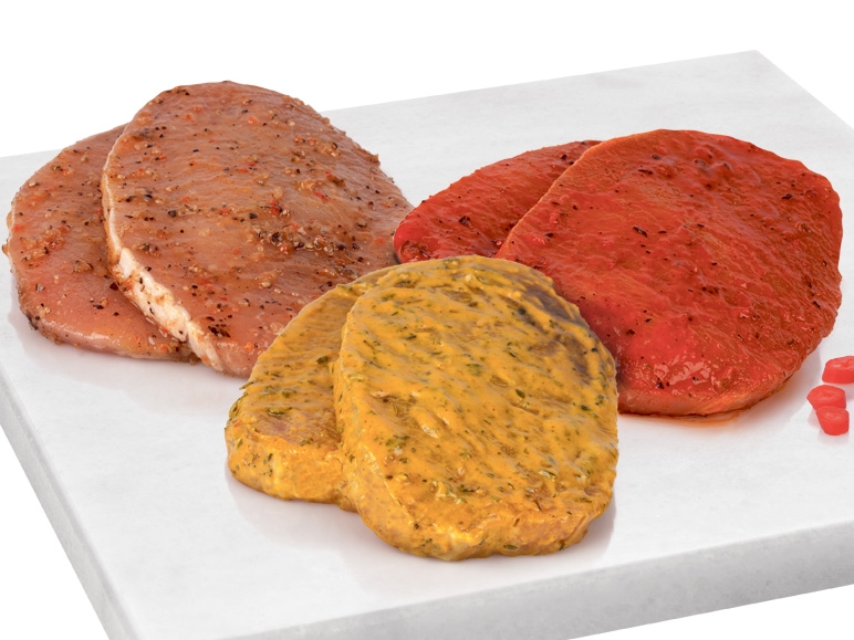 GRILLMEISTER Frische Schweinerückensteaks mariniert