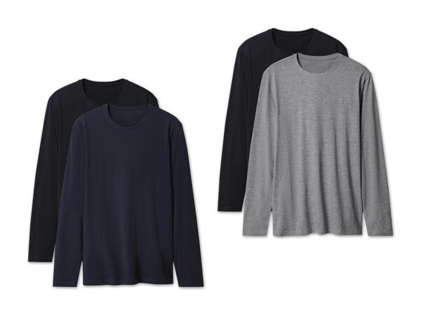 Herren Langarmshirt, 2 Stück