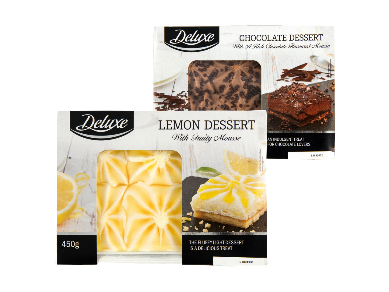 Desserts Assorted Chocolate/Lemon