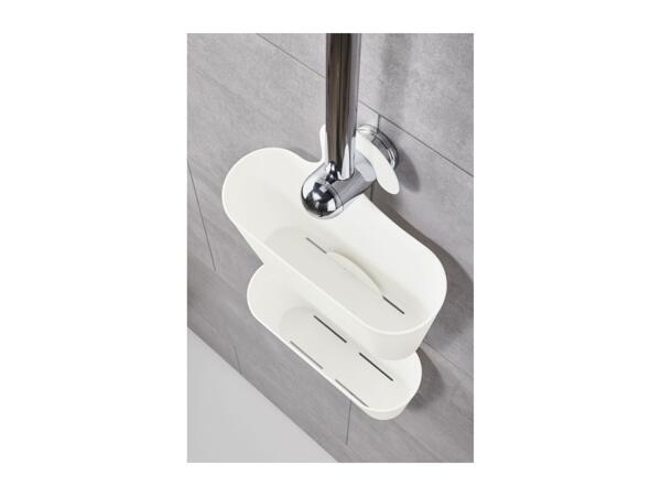 Livarno Home Hook Over Shower Caddy - 2 Pack White