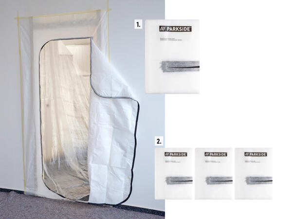 Porte anti-poussière/bâches