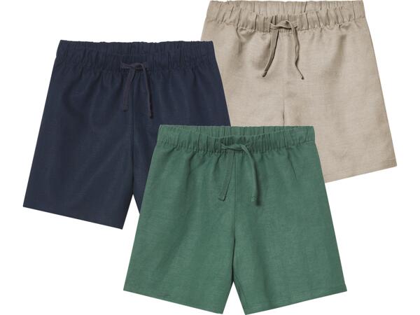 Bermudashorts i linne