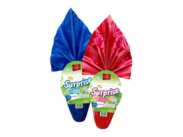 Milk chocolate egg with surprise
