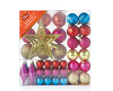 CHRISTMAS DECORATION PACK 76PK