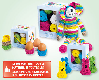 Lot de crochet "Pâques"