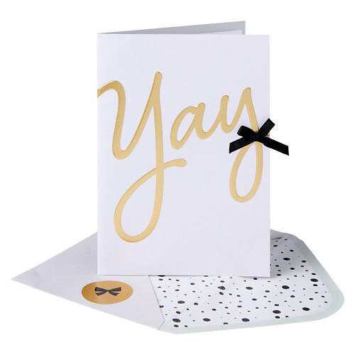 5" x 7" Greeting Card - Yay