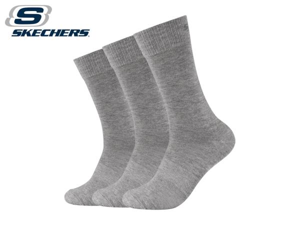 Skechers High Socks - 3 pairs - Grey