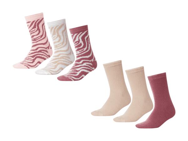 Chaussettes douillettes, set de 3 paires
