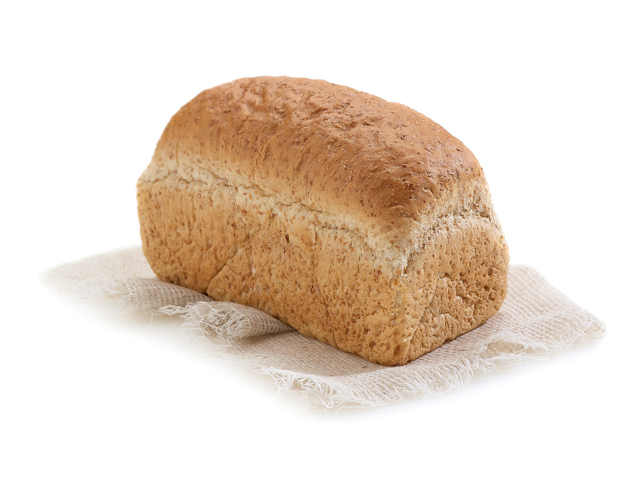 Vierkant bruin brood