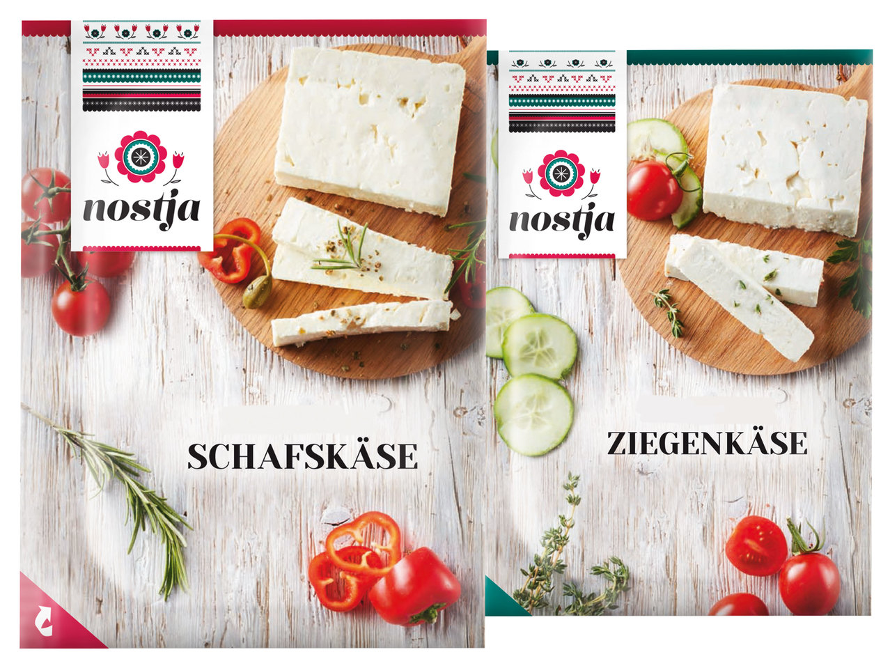 NOSTJA Schafs- oder Ziegenkäse