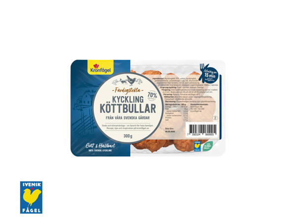 Kronfågel Kycklingköttbullar