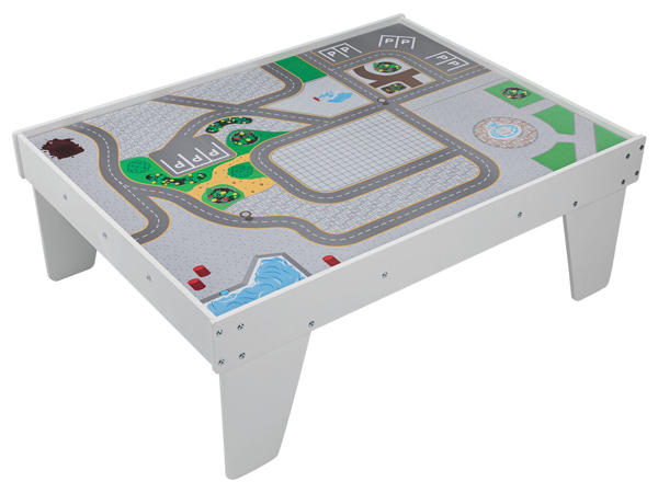 Wooden Play Table and Train Set