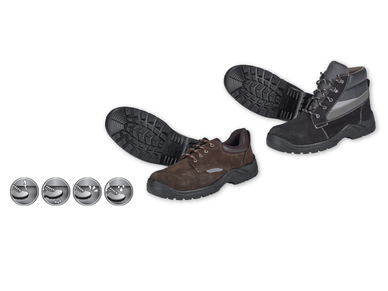 POWERFIX Men's Leather Safety Boots