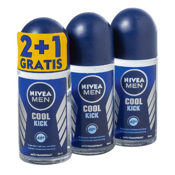 Déodorant roll-on Nivea, 3 pcs