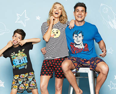 Mens Licensed Summer PJ Set