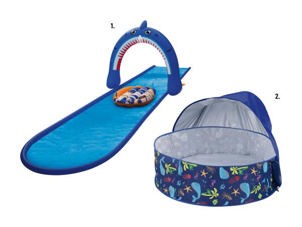 Toboggan à eau/pataugeoire Pop Up