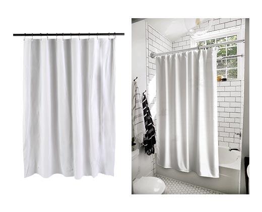 Huntington Home 
 PEVA Shower Curtain Liner