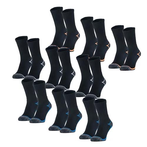 TOPCRAFT Damen-/Herren-Arbeitssocken 3-teilig
