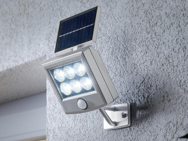 LED Solar Spotlight, with Motion Detector