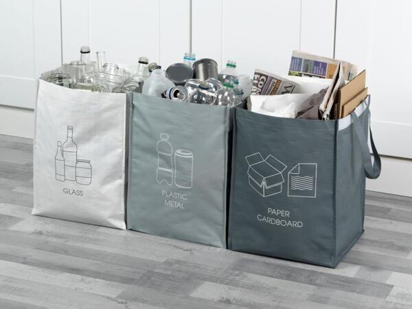 Recyclingbeutel-Set, 3-teilig