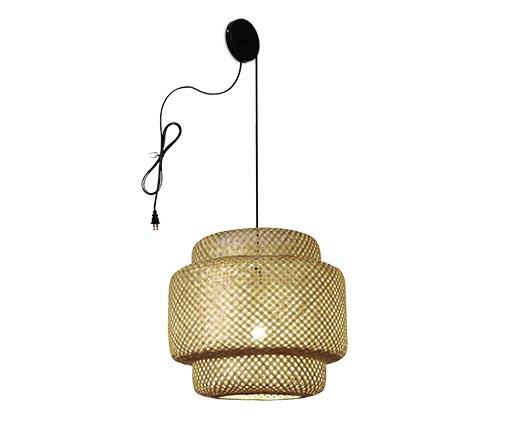 Huntington Home 
 Plug-In or Hardwire Bamboo Pendant Light