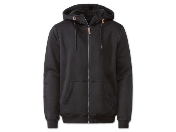 Gefütterte Herren Sweatjacke
