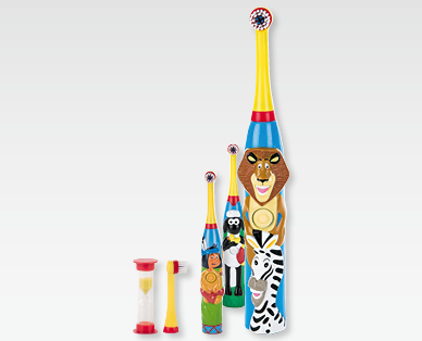 Spazzolino da denti elettrico per bambini YAKARI/SHAUN DAS SCHAFTM/MADAGASCAR