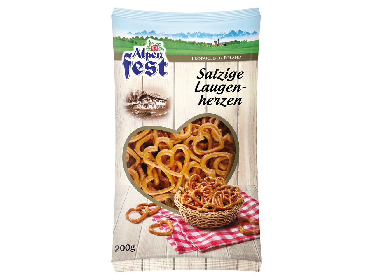 ALPENFEST Laugenherzen
