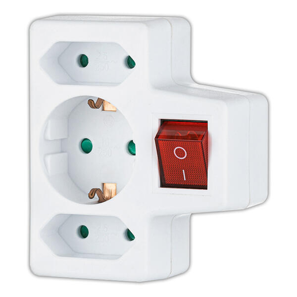 Steckdosenadapter 2-polig