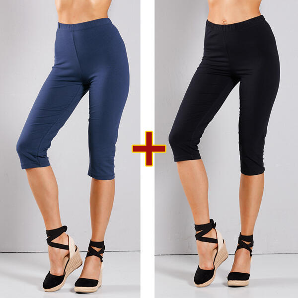 Capri-Leggings 2er-Pack