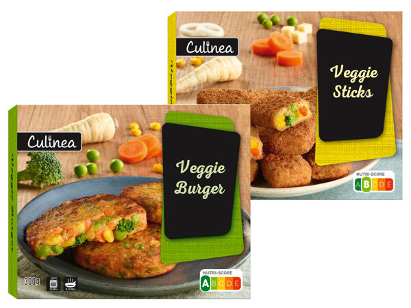 Veggie Burger oder Sticks