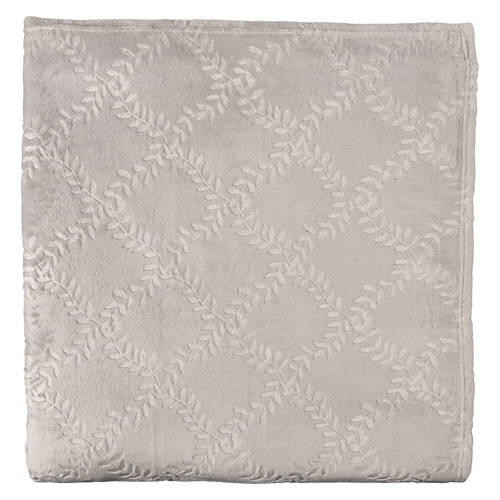 King Size Sculpted Blanket, Gray