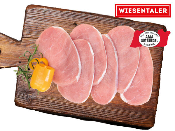 Frische Minutensteaks vom Schwein