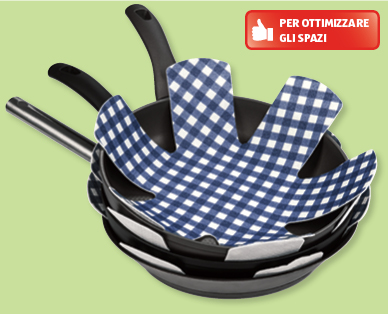 Set di protezioni per padelle, 3 pezzi MY LIVING STYLE