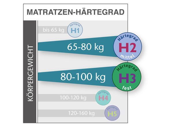 7-Zonen-Komfortschaummatratze