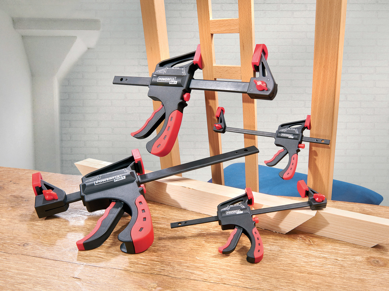 Powerfix Profi One-Handed Bar Clamps1