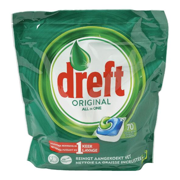 Dreft Geschirrspültabs All-in-One, 70 St.