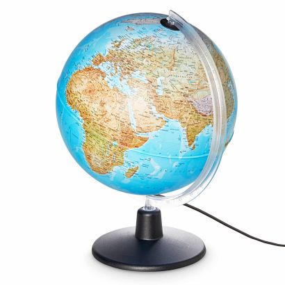 Globe terrestre lumineux