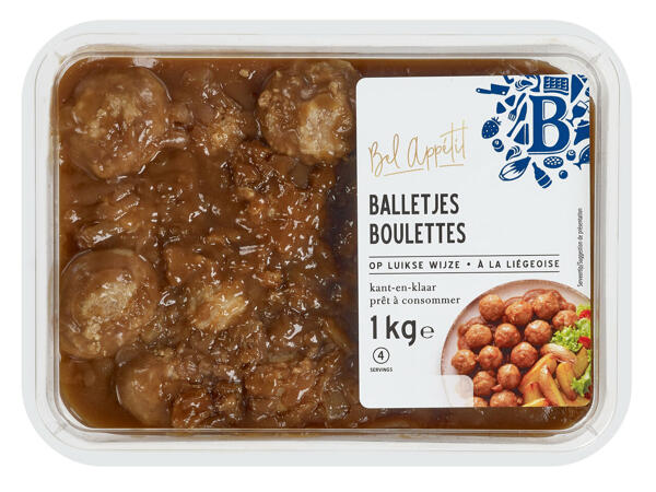 Boulets à la liégeoise ou boulettes aux cerises