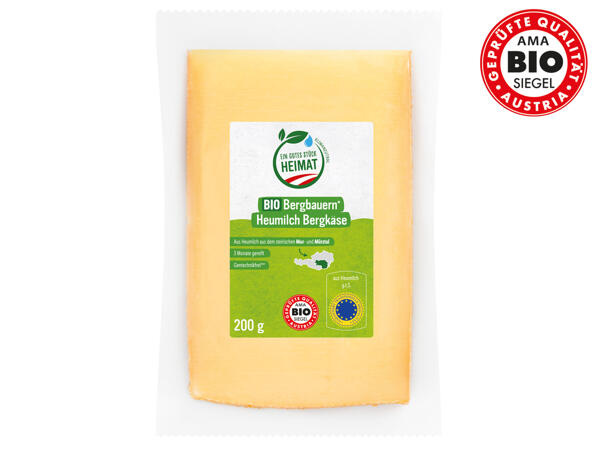 Bio Bergbauern Heumilch Bergkäse