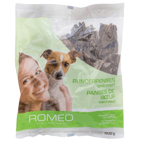 Varkensoren of runderpensen voor honden