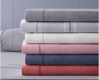 Organic Flannelette Fitted Sheet Set – King Size