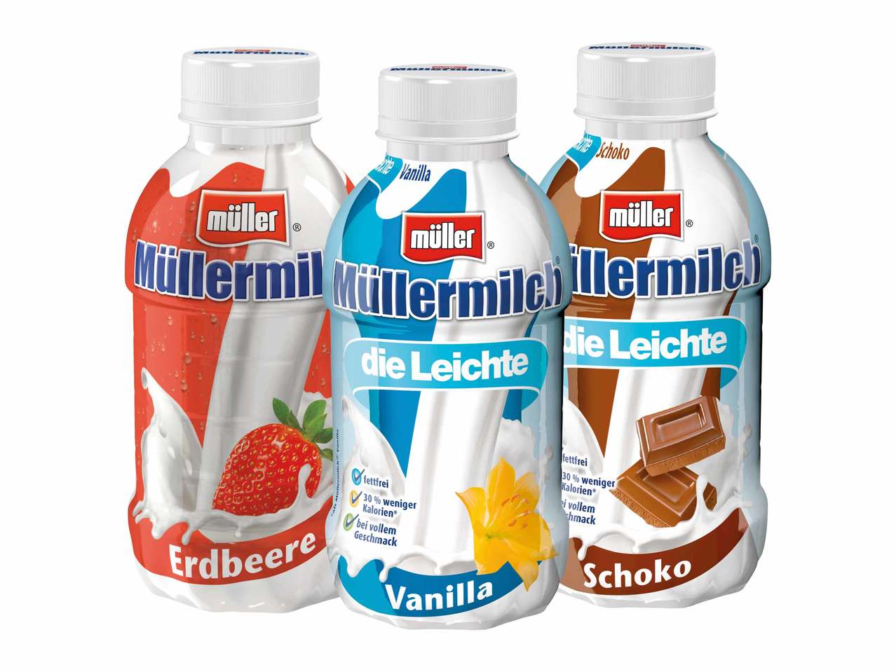 Lait/ lait léger Müller