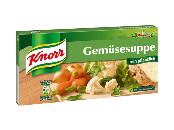 Knorr Gemüse- oder Klare Suppe-Suppenwürfel
